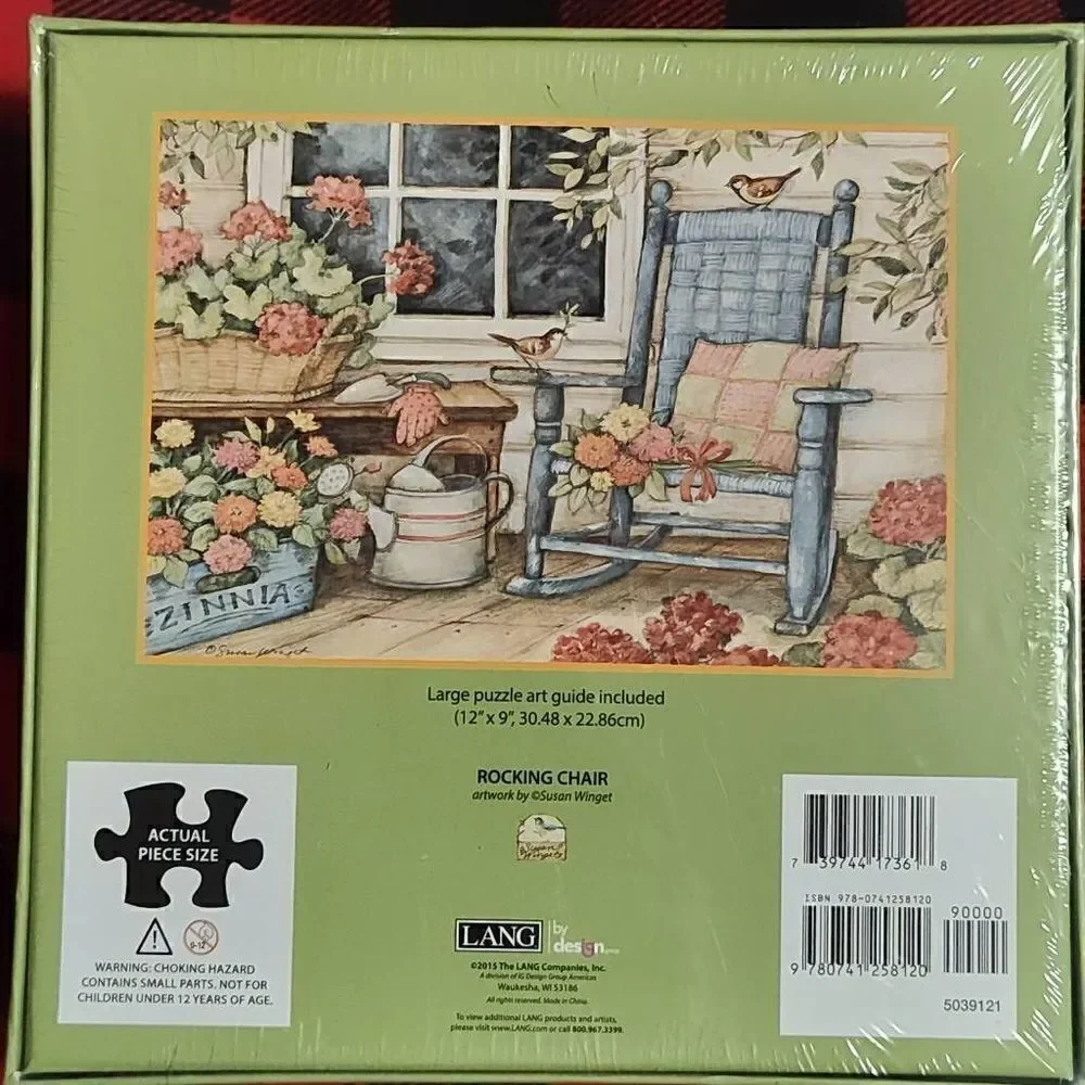 Lang 500 Piece Jigsaw Puzzle Rocking Chair 24